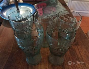 set bicchieri coca cola