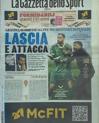 Giornale Gazzetta edizione collezione 130 anni