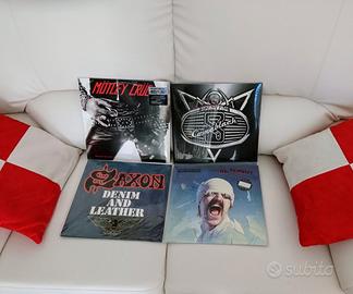 DISCHI LP MOTLEY CRUE SCORPIONS SAXON