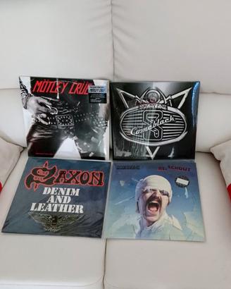 DISCHI LP MOTLEY CRUE SCORPIONS SAXON