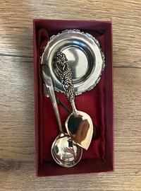 Set 4 pezzi vintage da servizio in cofanetto