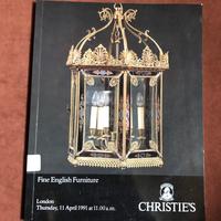 Mobili antichi inglesi - Christie's - Aprile 1991