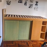 LETTO IN LEGNO MASSELLO