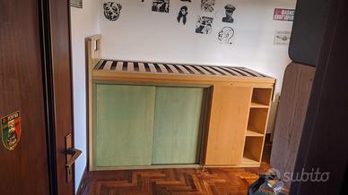 LETTO IN LEGNO MASSELLO