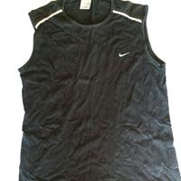 Smanicato Nike Swoosh  Black Jersey Size M. 178cm