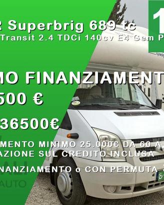 CAMPER RIMOR FORD MANSARDATO 7 POSTI DOPPIA DINETT