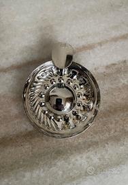 Tastevin da sommelier in metallo silver plated