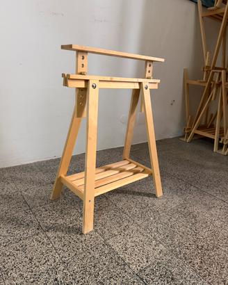 Cavalletto in legno regolabile
