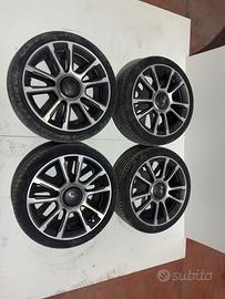 Cerchi in lega gommati abarth 595