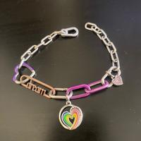 Bracciale maglia link Pandora ME con charm