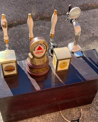 3 impianti spillatura birra, colonnine, accessori