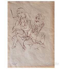 Grosz – disegno a china su carta