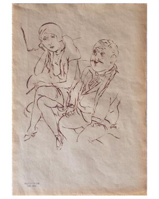 Grosz – disegno a china su carta