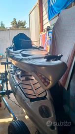 🛶 Kayak da Pesca FULL OPTIONAL + Ecoscandaglio + 