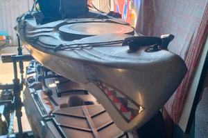 🛶 Kayak da Pesca FULL OPTIONAL + Ecoscandaglio + 