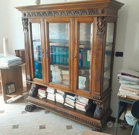 mobile libreria restaurata antica