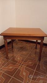 Tavolino salotto noce