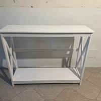 Tavolo console bianco