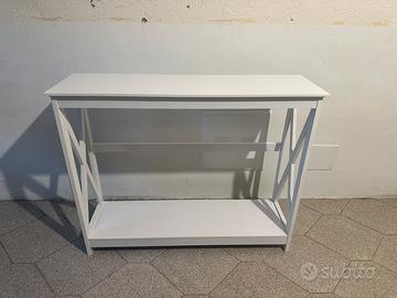 Tavolo console bianco