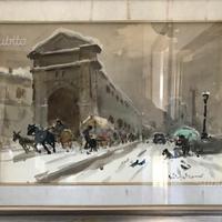 Quadri ad olio e acquerello di pittori mantovani