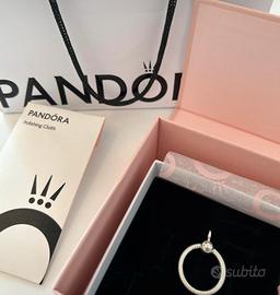 Pendente Pandora O per Charm - Argento sterling925