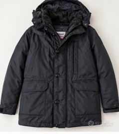 Blauer parka