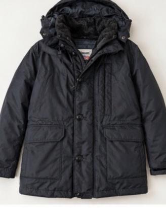 Blauer parka