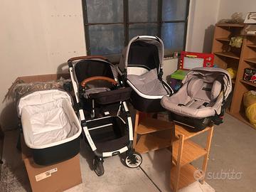 Passeggino foppapedretti supertres+seggiolino auto