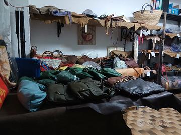 borse, cinture,  giacche   vera pelle,  nuove