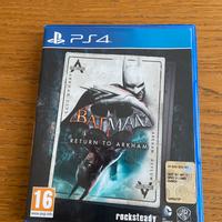 Videogioco Batman return to arkam