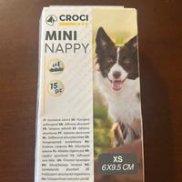 Mutanda igienica + assorbenti adesivi per cani