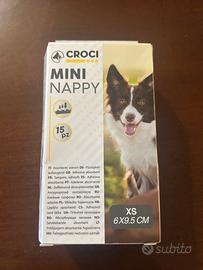 Mutanda igienica + assorbenti adesivi per cani