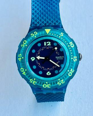 Swatch Scuba 200 Vintage Originale Blu/Turchese