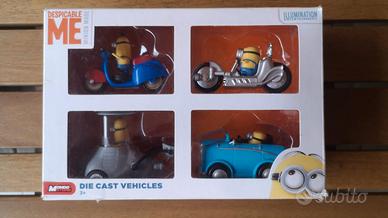 SET 4 VEICOLI MINIONS