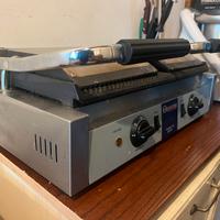 Griglia tostapane ghisa professionale panini