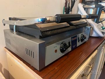 Griglia tostapane ghisa professionale panini