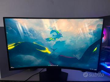 LG UltraGear 27GS60QC-B 27" QHD Curvo 180Hz