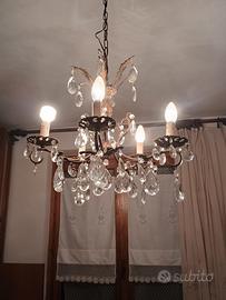 lampadario a gocce 5 braccia