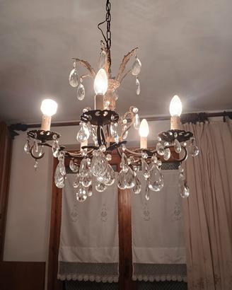 lampadario a gocce 5 braccia