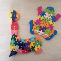 Puzzle Foca -Rana-Gallo