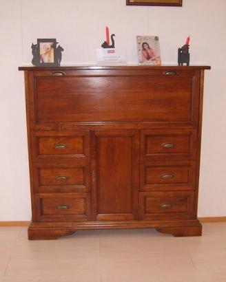 Tavolo Consolle "Manhattan" PARLANI Noce massello