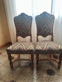 Sedie in legno massello