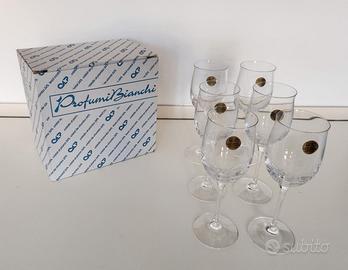 Calici in cristallo per vini bianchi 