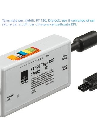 Hafele FT120 terminale x serrature Cod. 237.58.113