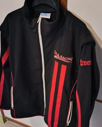 Giacca Softshell Racing G.M.A. Racing Nera Rossa