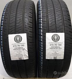 2 GOMME 215 70 15C CONTINENTAL A61652