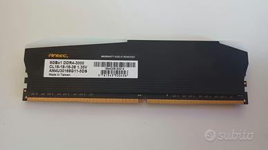 RAM Antec 8GB DDR4 3000MHz CL16