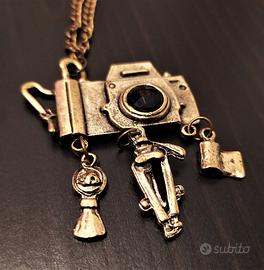 Collana Macchina Fotografica Charm Vintage