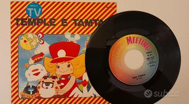 Vinile 45 giri vintage Temple e Tamtam sigla tv