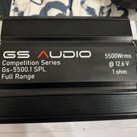Amplificatore GS Audio 5500.1 SPL DA RIPARARE